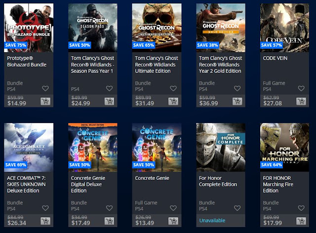 متجر PlayStation Store يستقبل خصومات ضخمة على ألعاب جهاز PS4 بنسبة 90% 