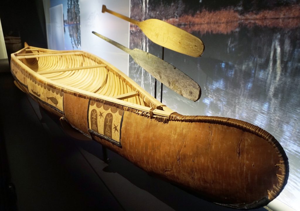 Paddle Making (and other canoe stuff) History Museum Mi'kmaq Canoe