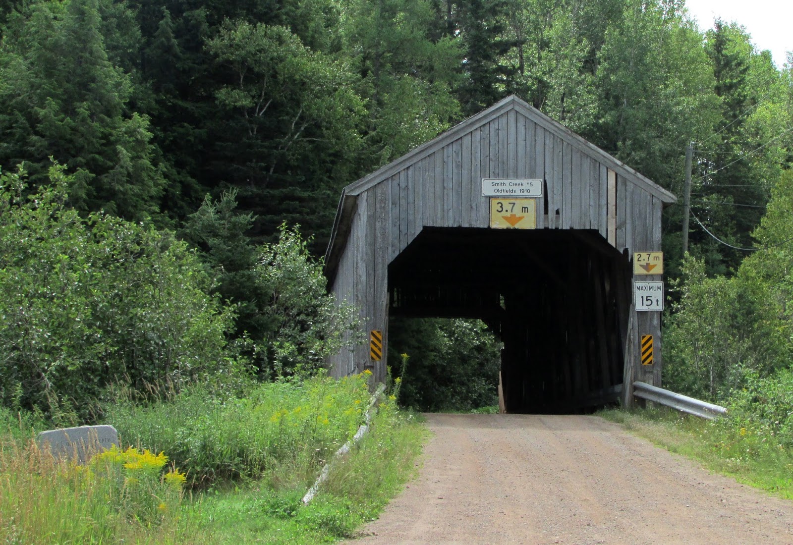 New Brunswick's Covered Bridges Smith Creek No.5 (Oldfields)