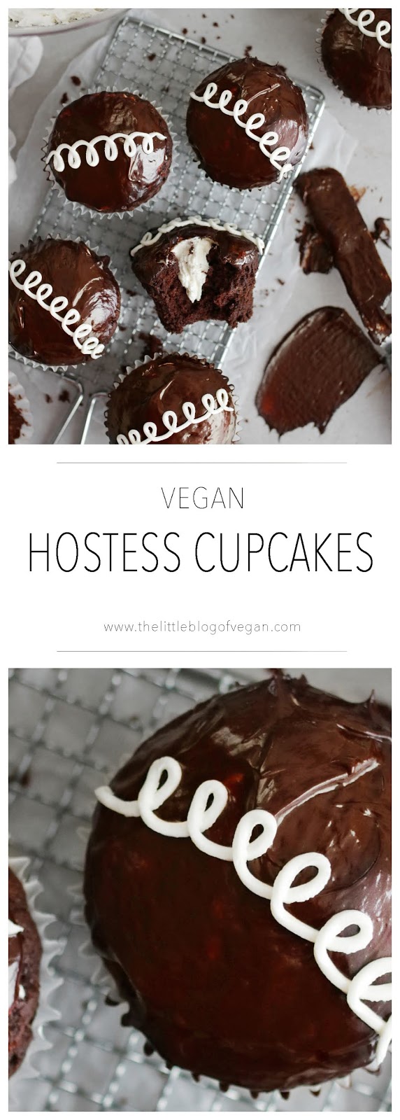 Vegan Hostess Cupcakes recipe The Little Blog Of Vegan