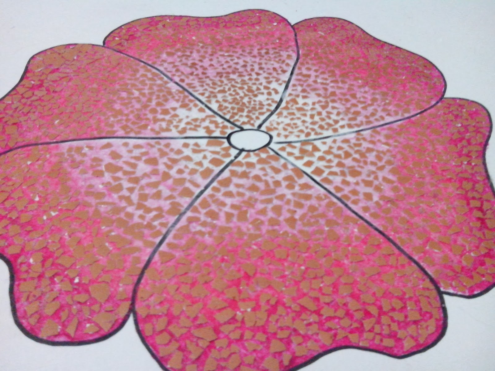 Kumpulan Sketsa  Gambar  Mozaik  Bunga  Sketsabaru