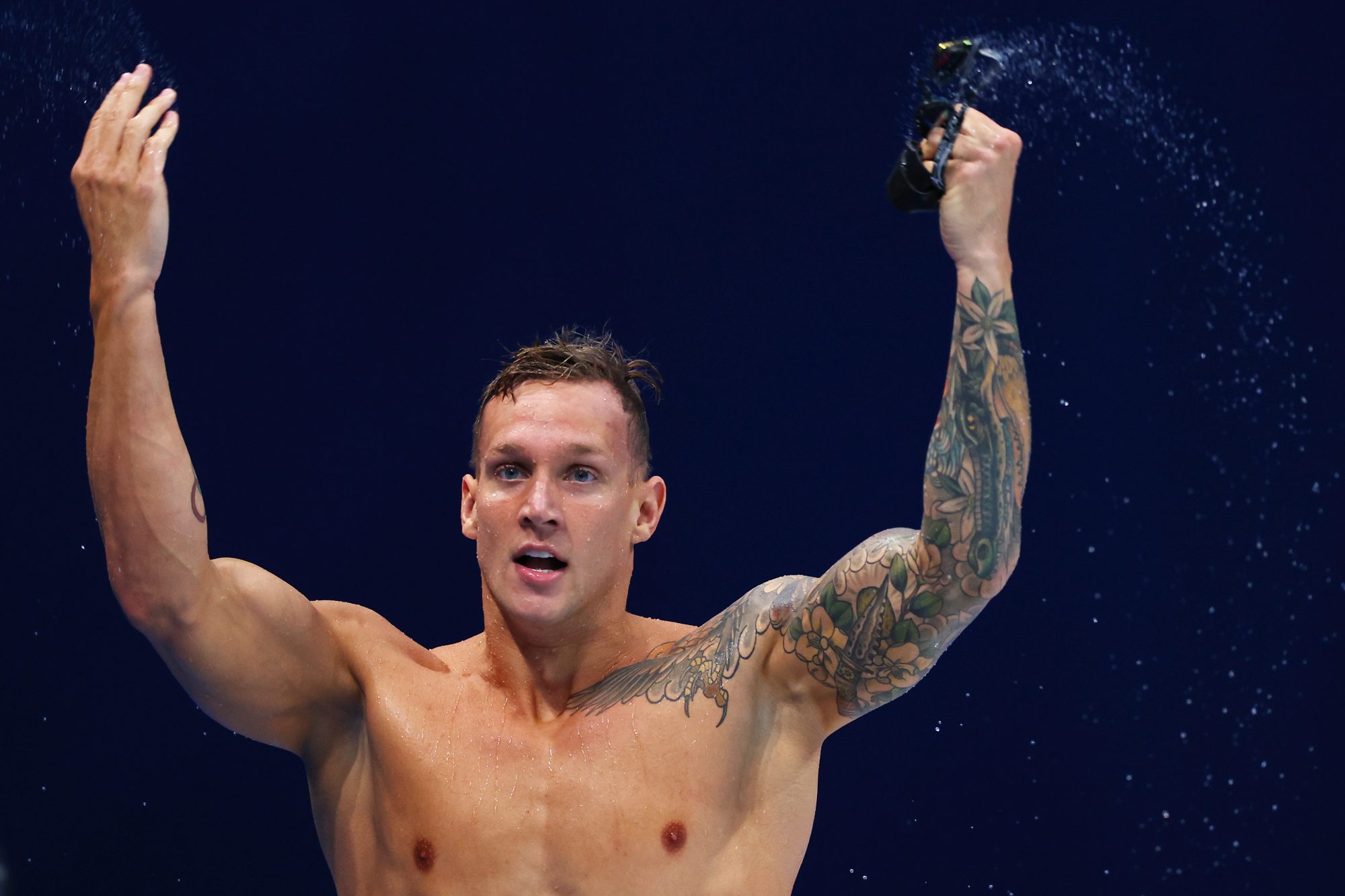 Caeleb Dressel Wins Fourth Gold Medal, Sets Olympic Record in Men's 50m