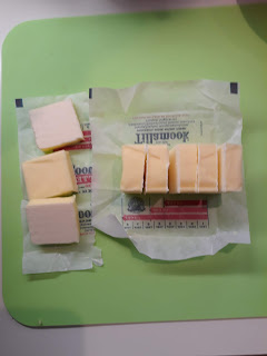 Photo of sliced butter