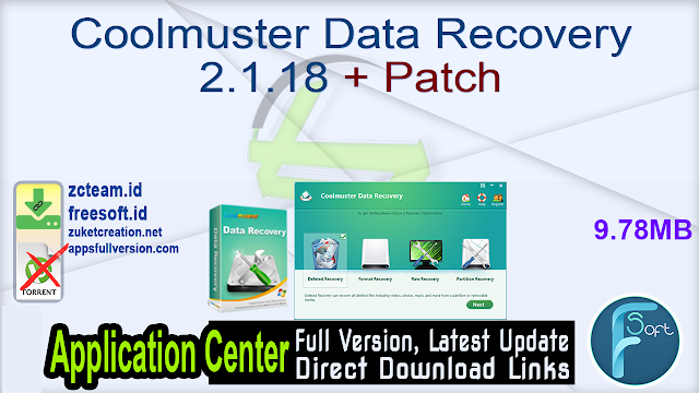 Coolmuster Data Recovery 2.1.18 + Patch_ ZcTeam.id