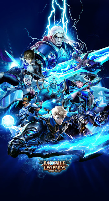 Wallpaper Mobile Legends Team Blue