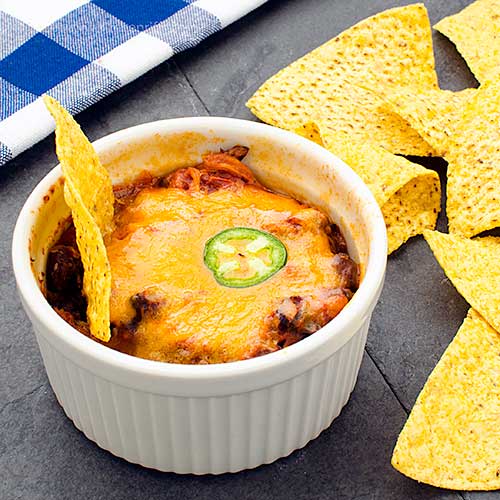 Kitchen Riffs Chicken and Black Bean Nacho Dip