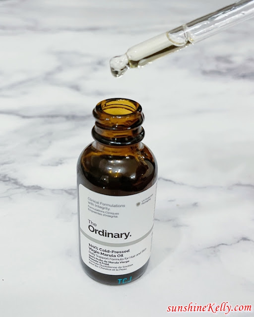 Beauty Review, The Ordinary, 100% COld-Pressed Virgin Marula Oil, Multi-Peptide Serum Hair Density, Haircare, Threebs, Review, The Ordinary, Beauty