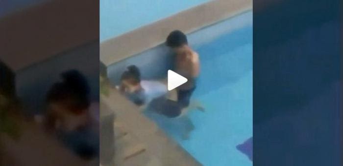 Habis Foto Hot, Kini Viral Video Mesum di Kolam Renang