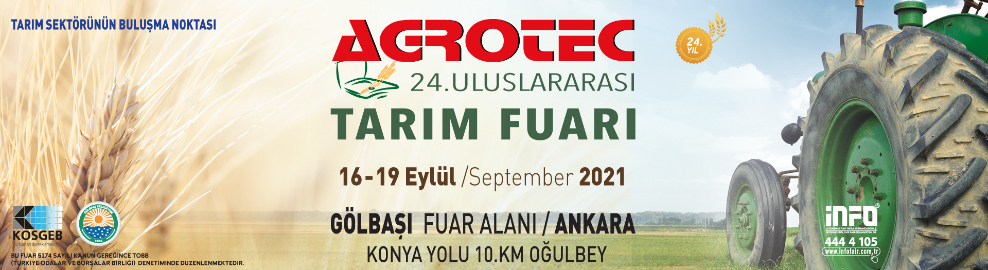 AGROTEC 24. Uluslararası Tarım Fuarı 2021