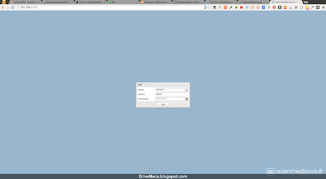 DriveMeca instalando el NAS OpenMediaVault paso a paso DriveMeca instalando el NAS OpenMediaVault paso a paso