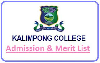 Kalimpong College Merit List