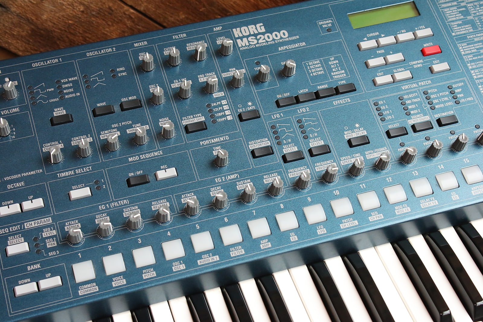 MATRIXSYNTH: Korg MS2000 Analog Modeling Synthesizer