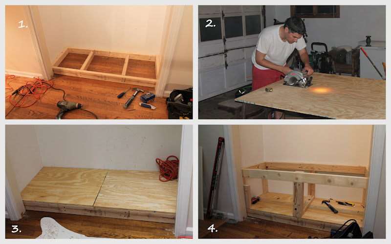 Woven Home: Entry Closet Makeover Part 3: Building The Bench