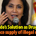 VP Leni Robredo's Solution as Dr*g Czar: "Reduce Supply of Illegal Dr*gs"