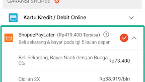 Info Resmi Tentang Fitur Baru ShopeePayLater