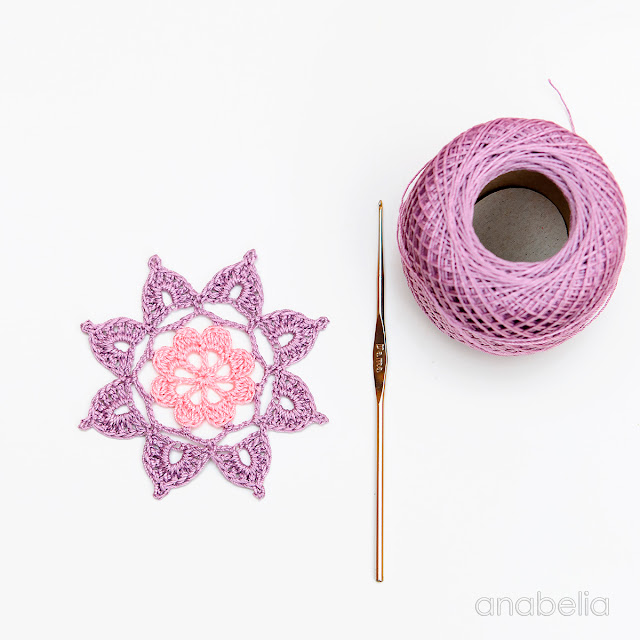 Crochet Motif 5 / 2017 pattern  Anabelia Craft Design