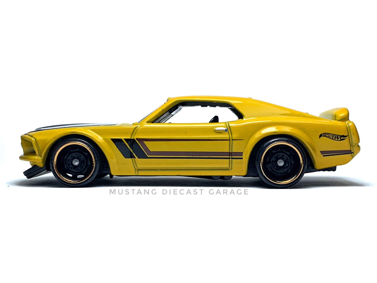 Hot Wheels 69 Ford Mustang Boss 302 Series 18 Detroit Muscle ส เหล อง 1 64
