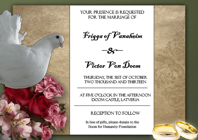Frigga & Victor's Wedding Invitation