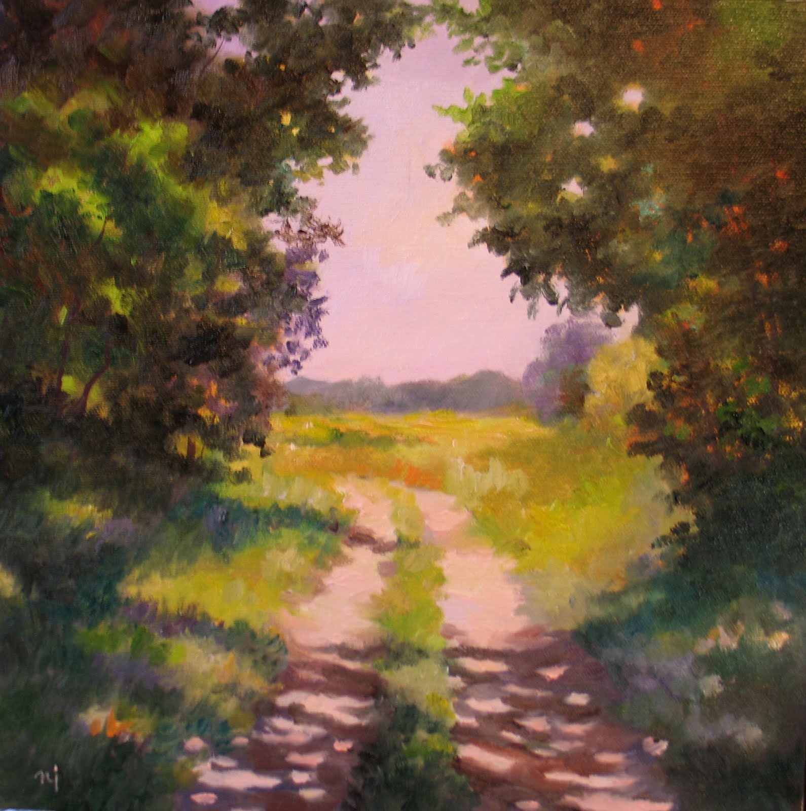 Nel's Everyday Painting Sunlight and Shade SOLD