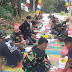 Satgas TMMD Bersama Warga Gelar Syukuran HUT TNI Ke-76