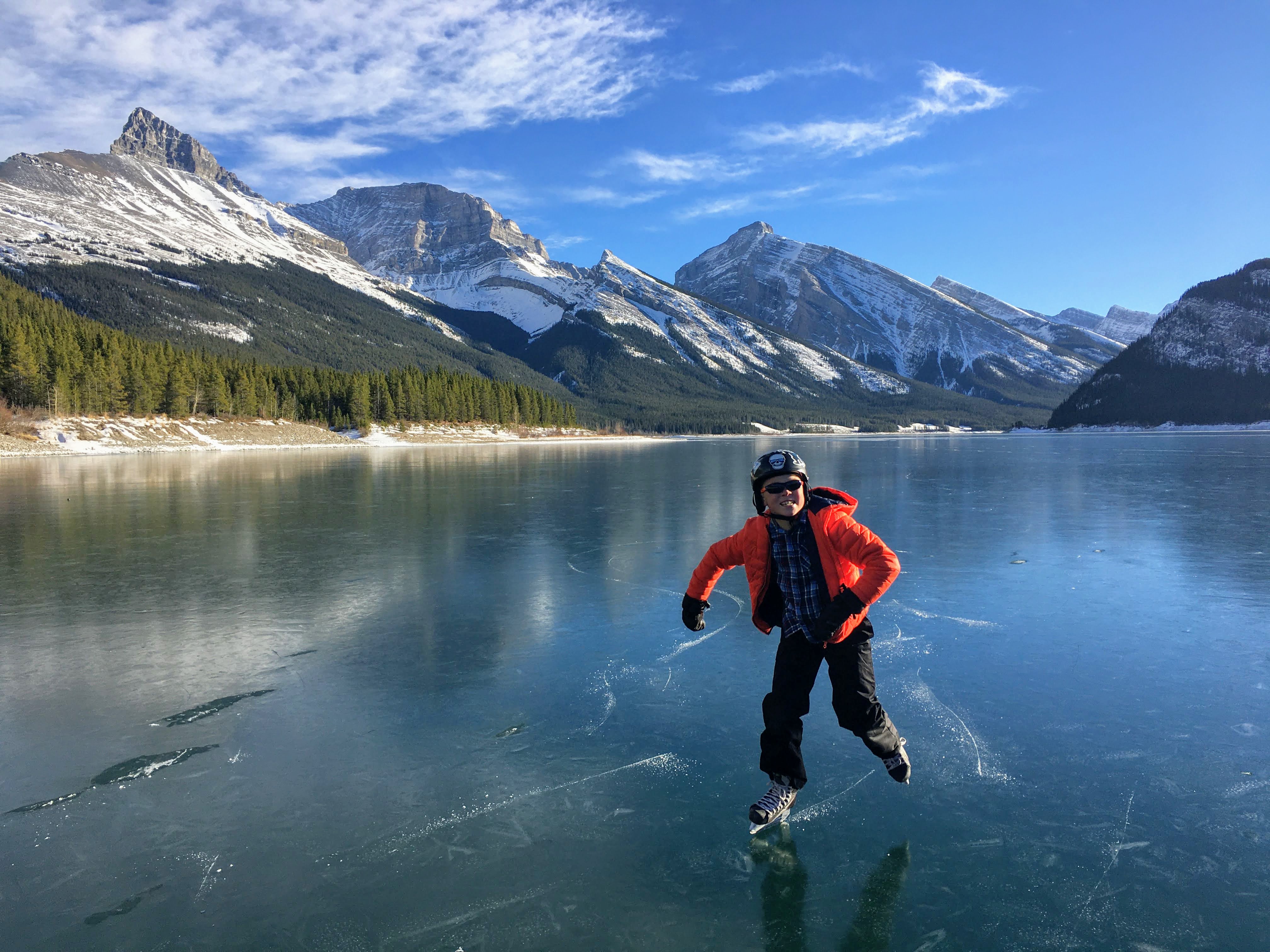 Family Adventures in the Canadian Rockies Wild Mountain Skating Guide