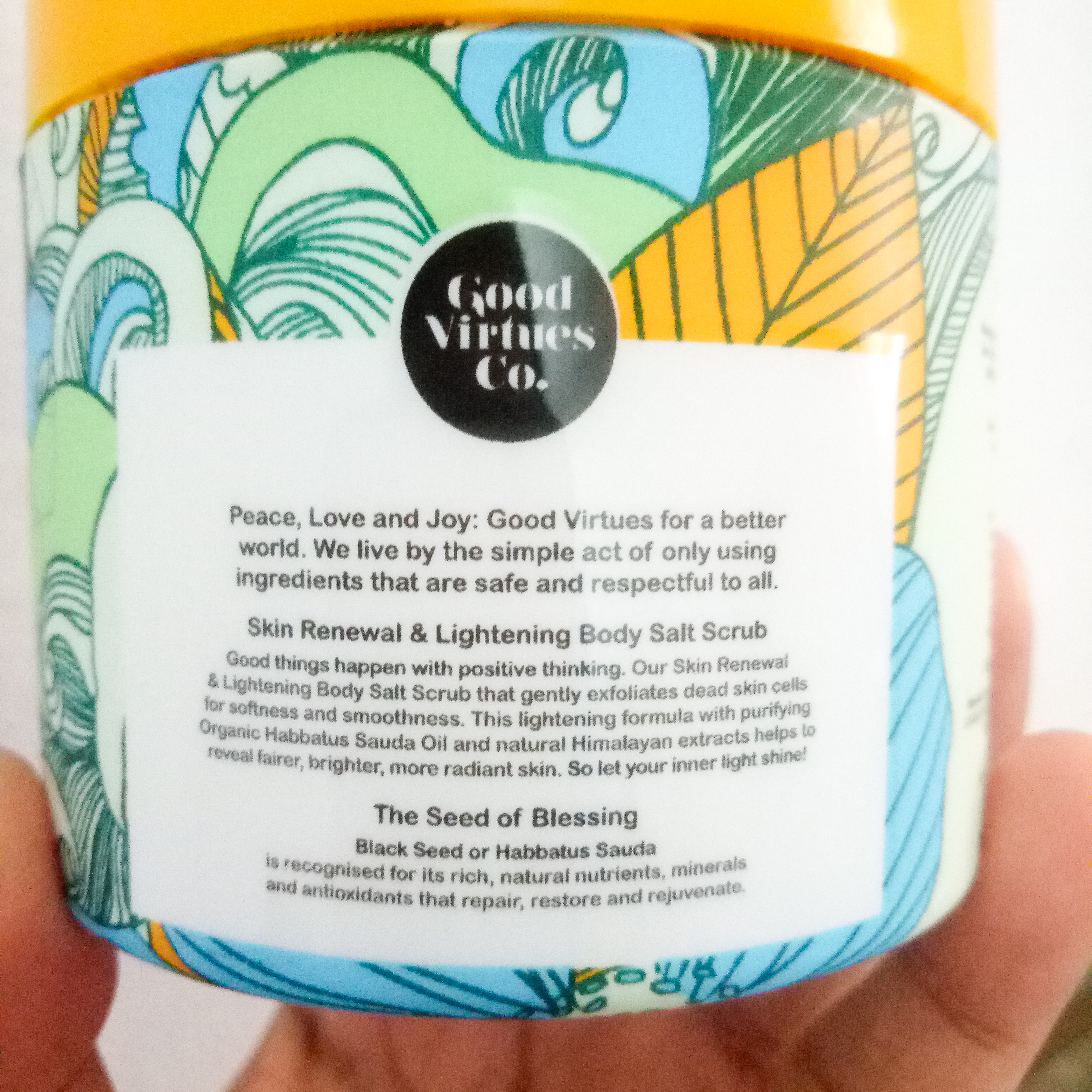 BEST BODY SCRUB FROM GOOD VIRTUES CO. Lifestyle blogger