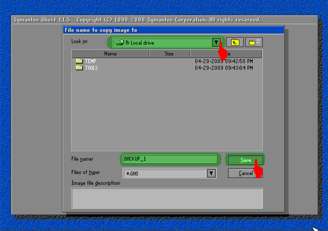 Cara Membuat File Image OS Windows XP Dengan Norton Ghost