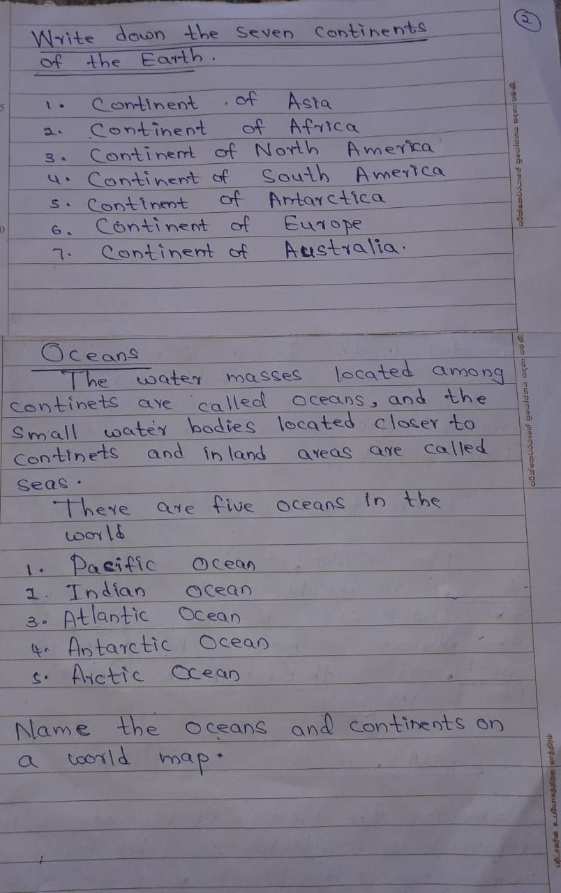 Geography Lesson 1 English Medium