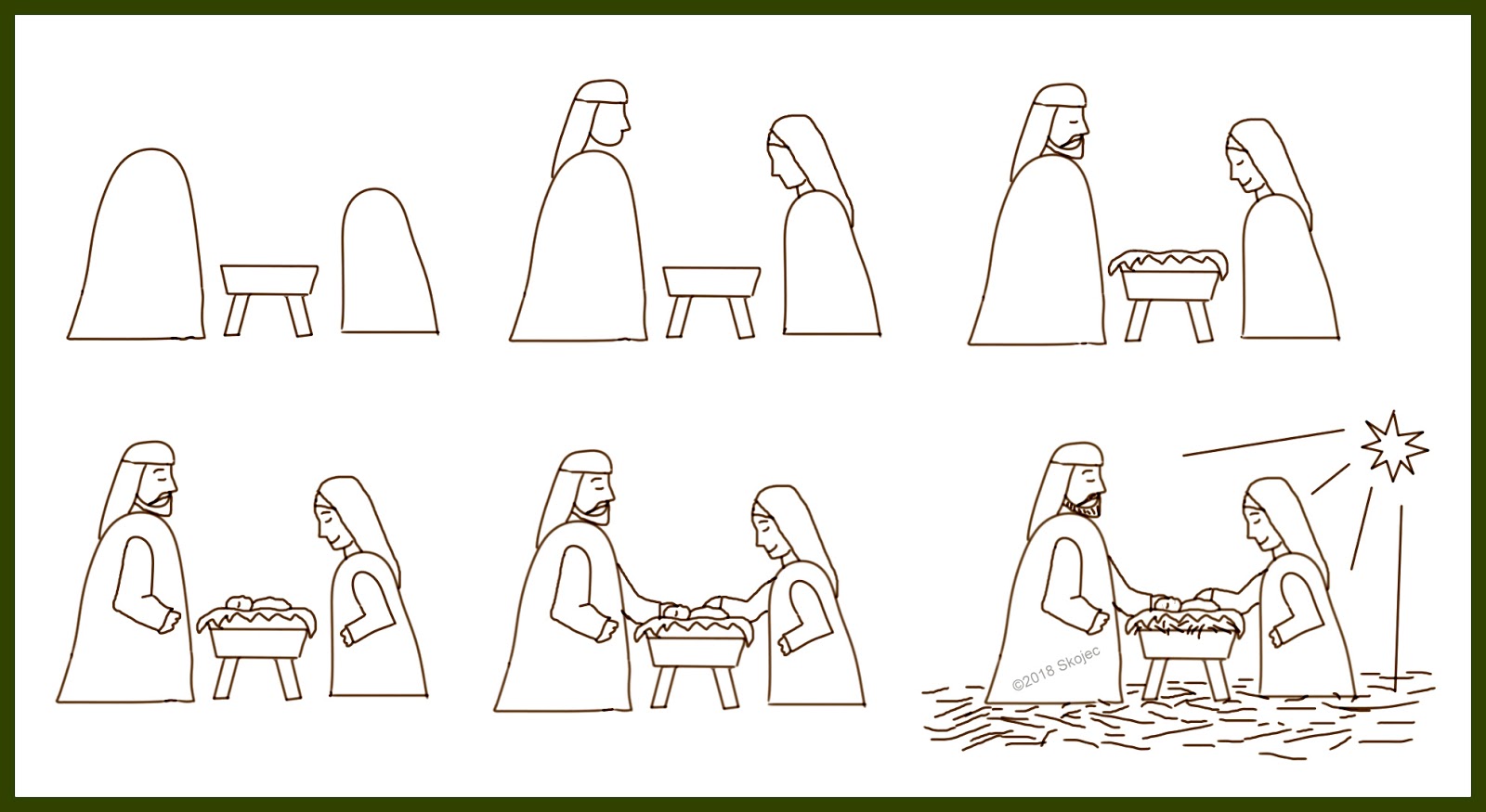 Art Class Ideas Easy Nativity Scene