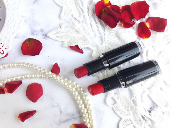 Two lipsticks I must wear more - Wet 'n' Wild Cherry Picking & Stoplight Red