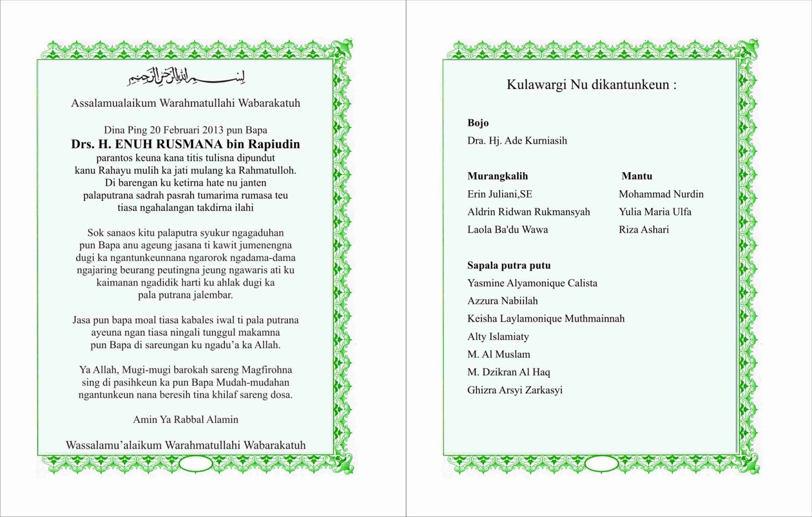 Pengantar yasin Kata Pengantar Buku Yasin - Reinhartresearch.com