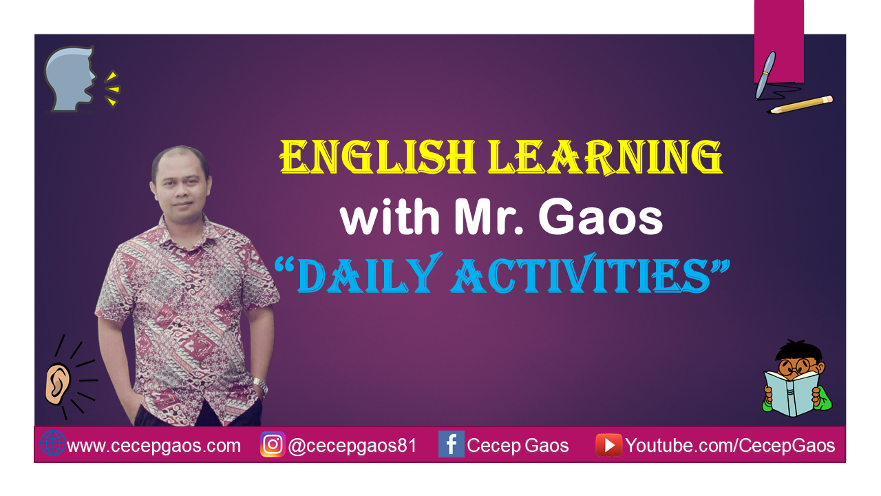 Materi Pembelajaran Bahasa Inggris tentang &quot;Daily