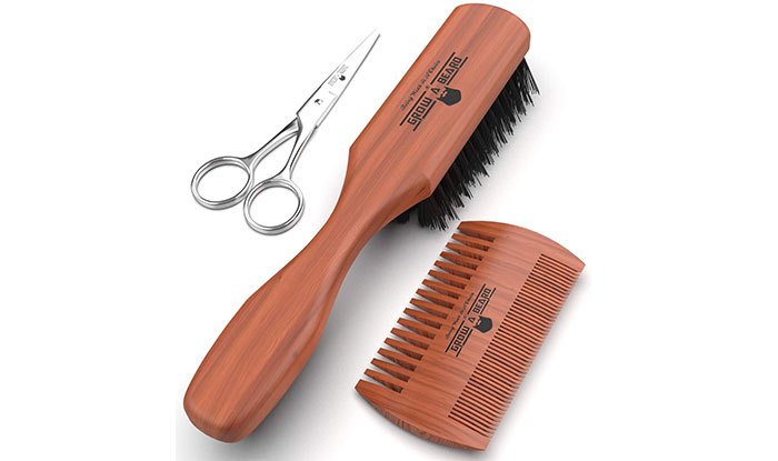 Beard Brush by GROW ALPHA BEARD