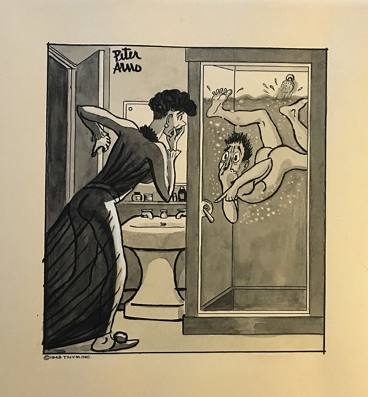 Peter arno '22, new yorker cartoonist oct 23 2018. 