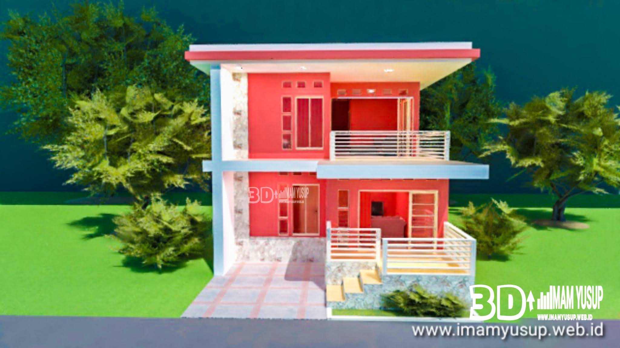 Desain Rumah Ukuran 6x12 2 Lantai Home Design Imam Yusup