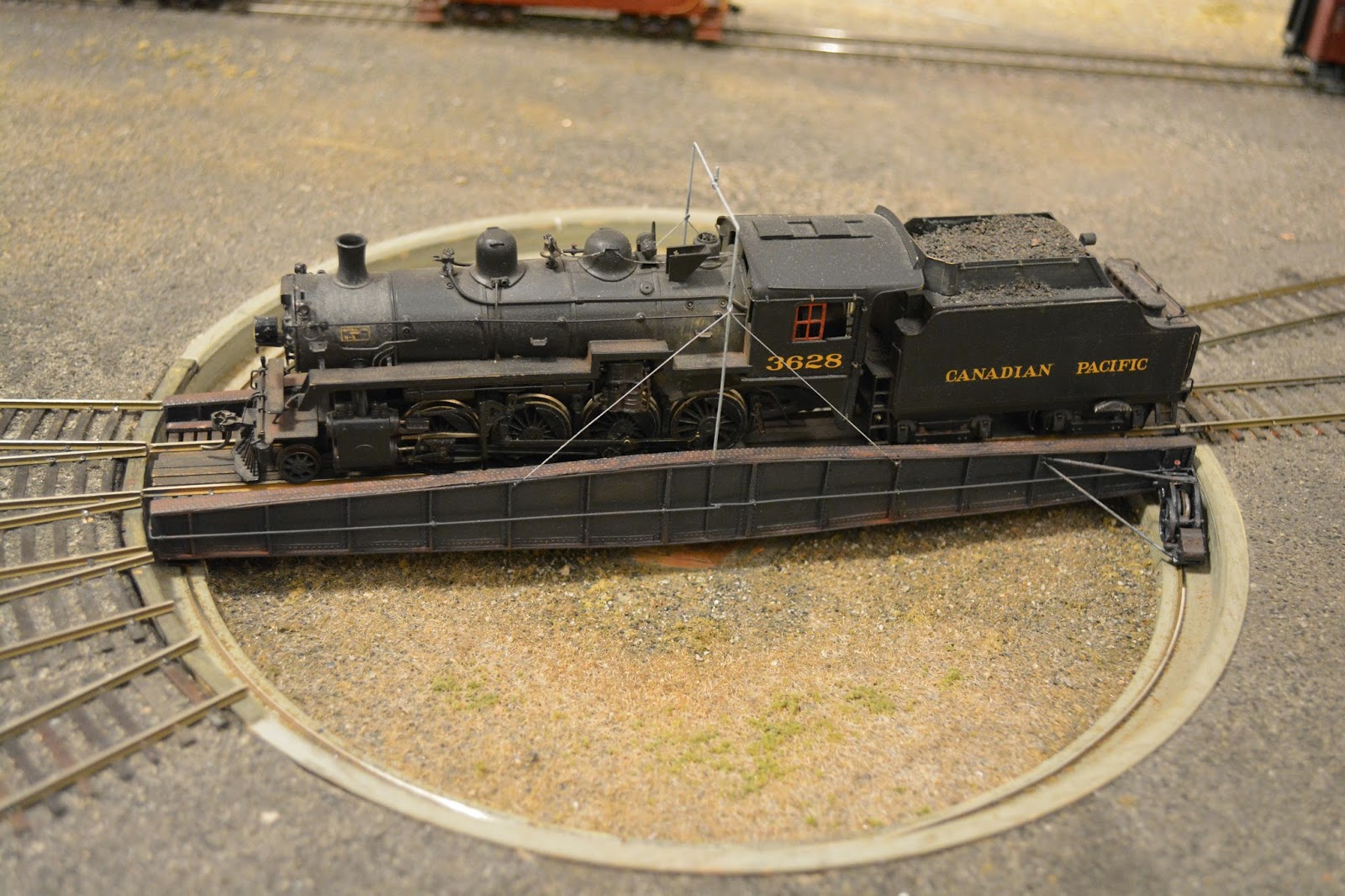 KETTLE VALLEY MODEL RAILWAY CPR HALF DECK TURNTABLE IN HO