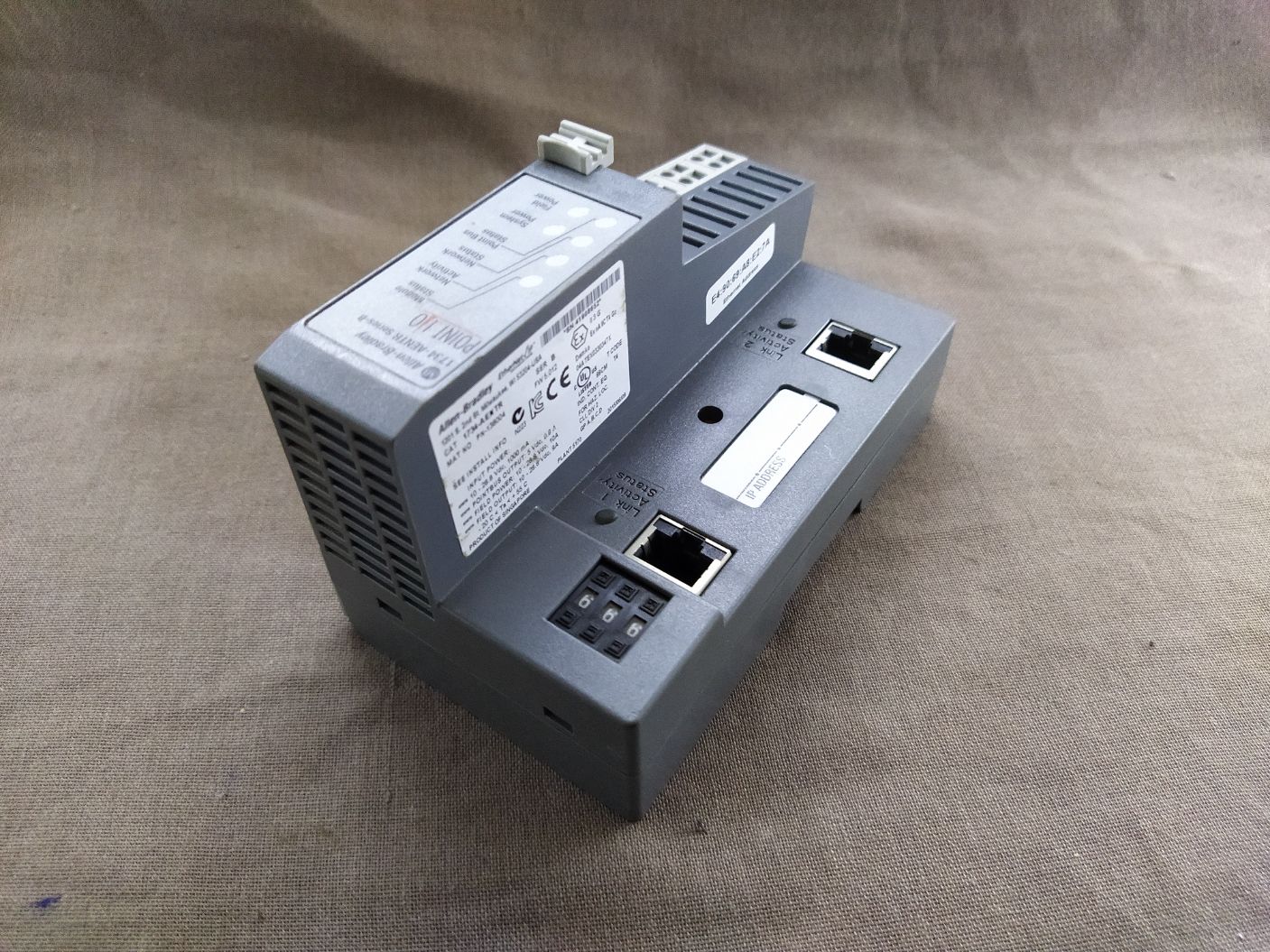 ALLEN BRADLEY CAT 1734-AENTR SERIES B POINT I/O 138004