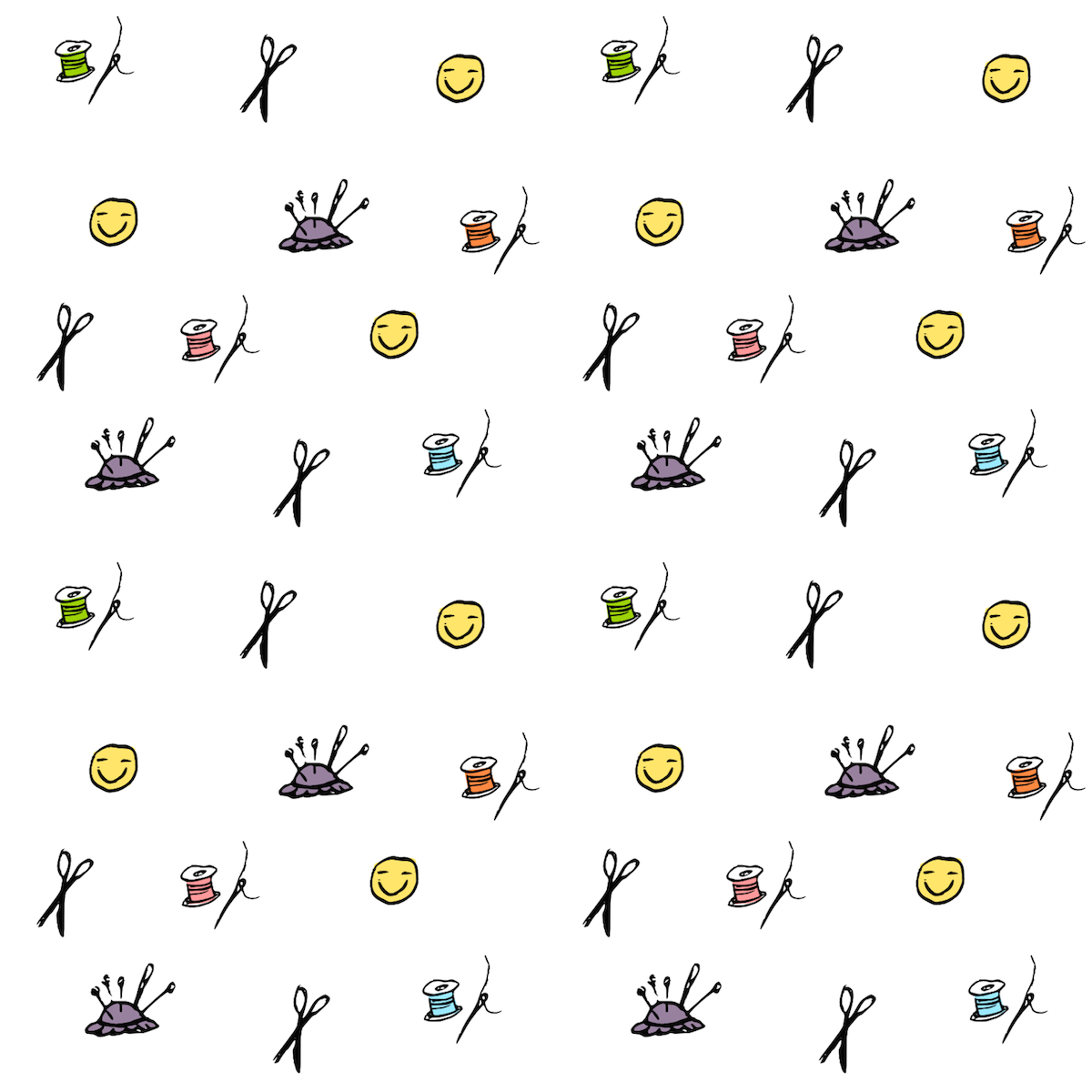 free digital and printable HappySewing scrapbooking and wrapping paper