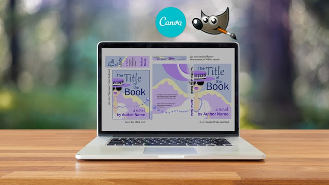 eBook and Paperback Book Cover Design Using Canva and Gimp Business
