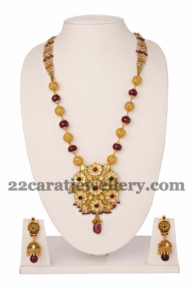 Swarovski Finish Traditional Balls Chain Jewellery Designs