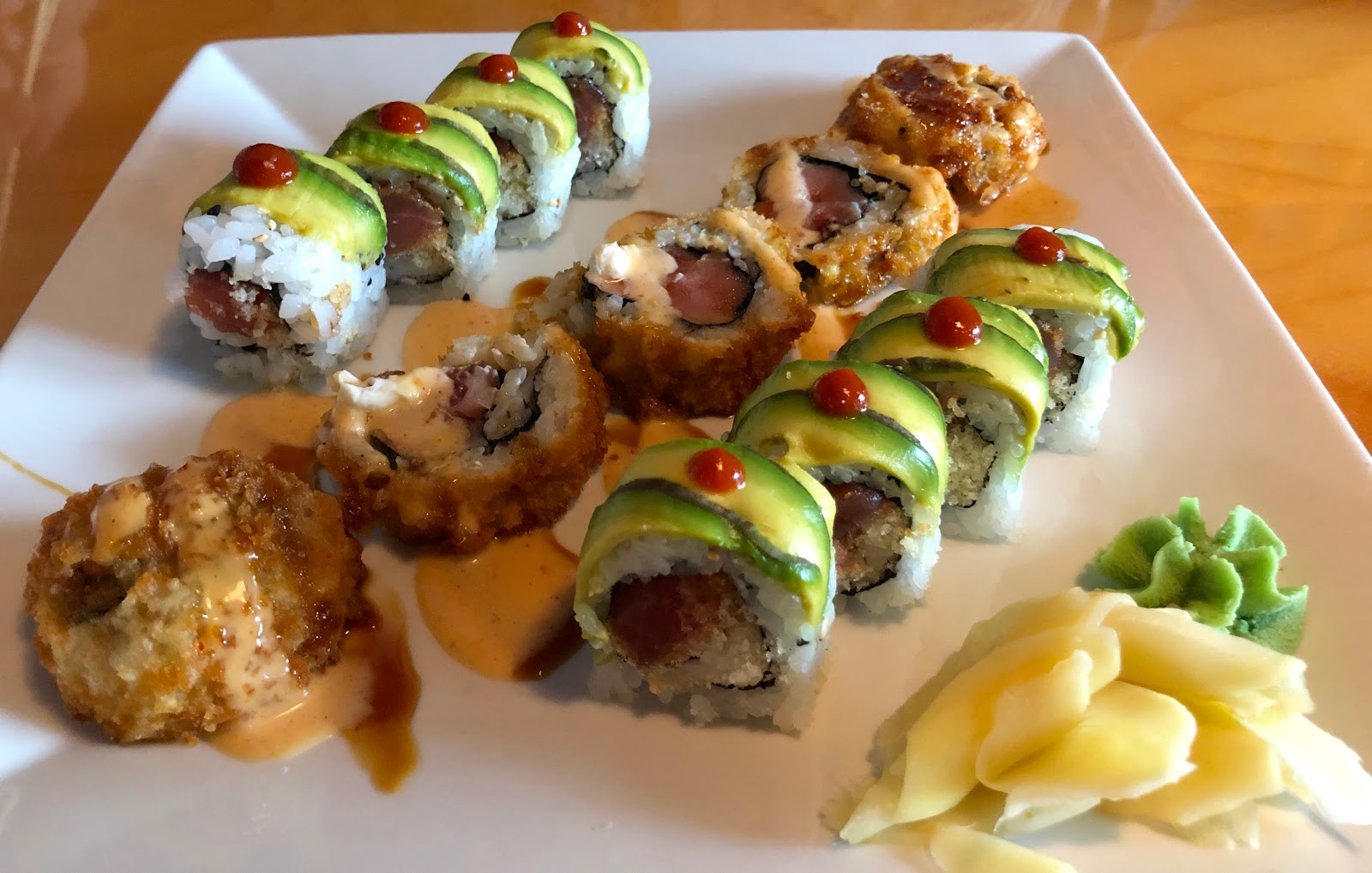 Wasabi Restaurant Review Cary, NC Blue Skies for Me Please