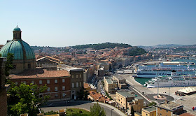 The coastal city of Ancona is home to about 120,000 people and has some interesting historical monuments