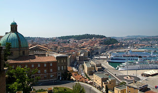 The coastal city of Ancona is home to about 120,000 people and has some interesting historical monuments