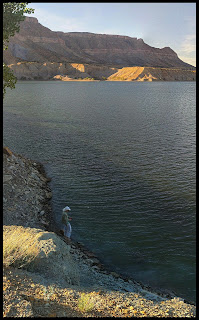 Fishing on Millsite Reservoir Ferron Utah