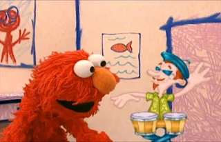 How many times does this bongo player's hands hit the bongo drums. Sesame Street Elmo's World Hands Elmo's Question