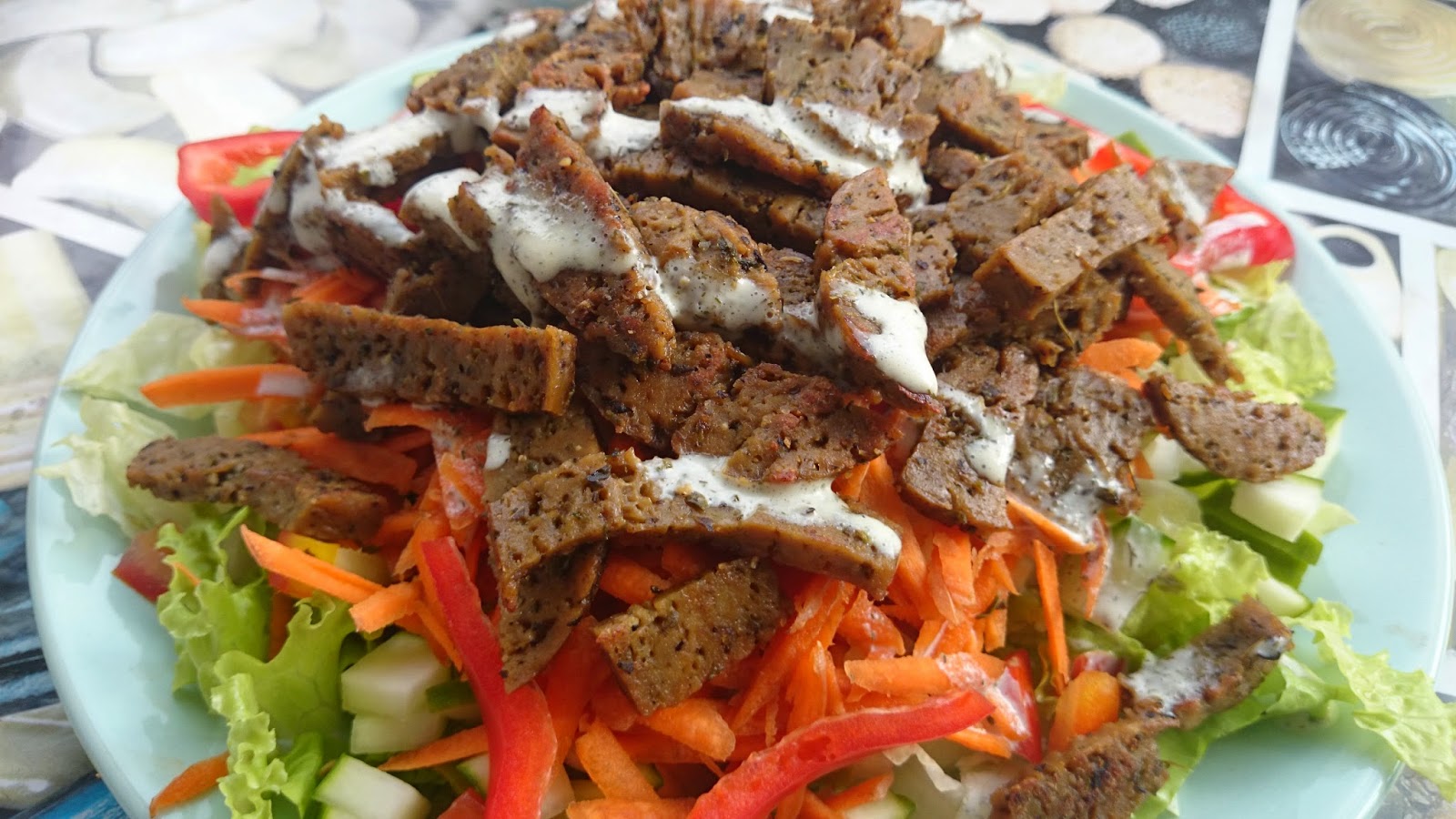 Vegspiration Blog de inspiración vegana Ensalada de kebab vegano con