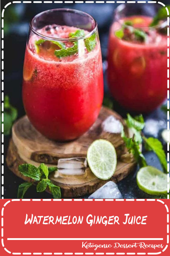 Watermelon Ginger Juice is a refreshing drink perfect to sip on hot summer days. It will not only refresh you but will also provide you the energy to sail through the warm days. Here is how to make it. #Summer #Drinks #Beverage
