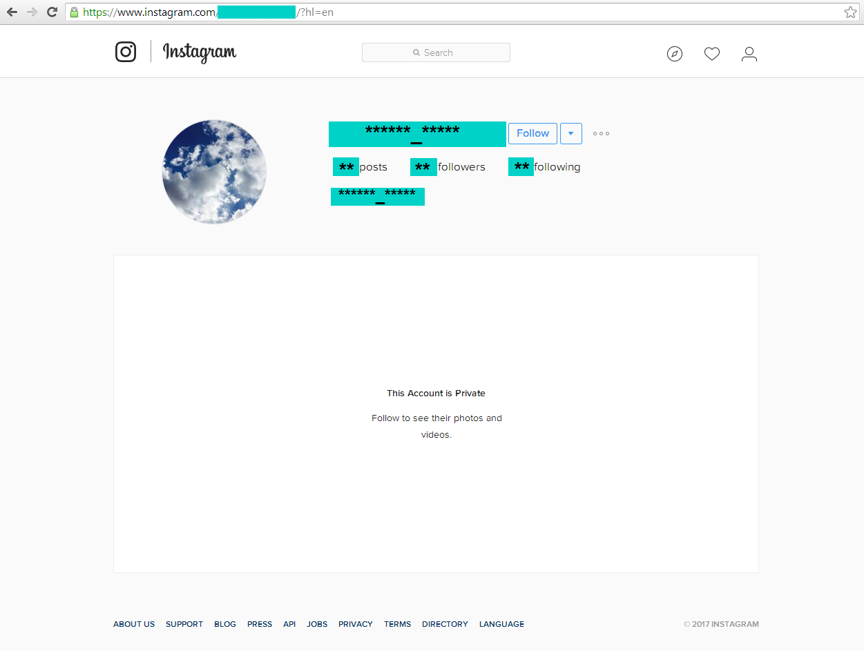i cant see someones instagram profile picture