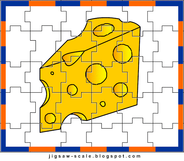 Printable Jigsaw Puzzle for kids Cheese Jigsaw