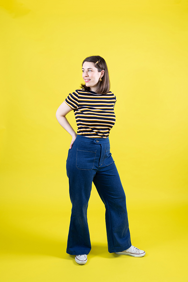 Nikki's Jessa Jeans Trousers - Tilly and the Buttons
